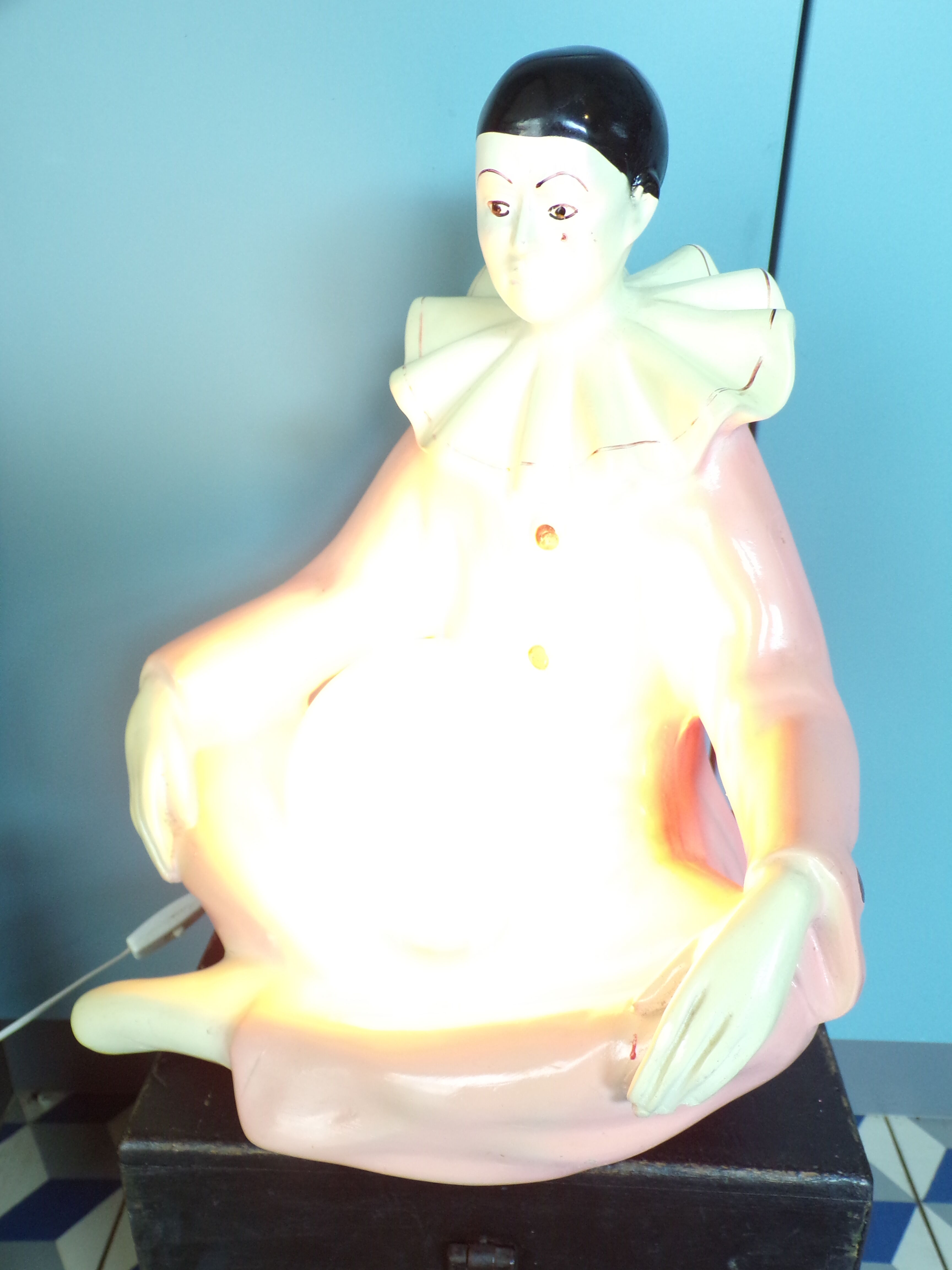 Vintage Pierrot lamp 1970