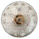 Large chiseled glass wall light
