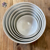 Set of Limoges porcelain bowls