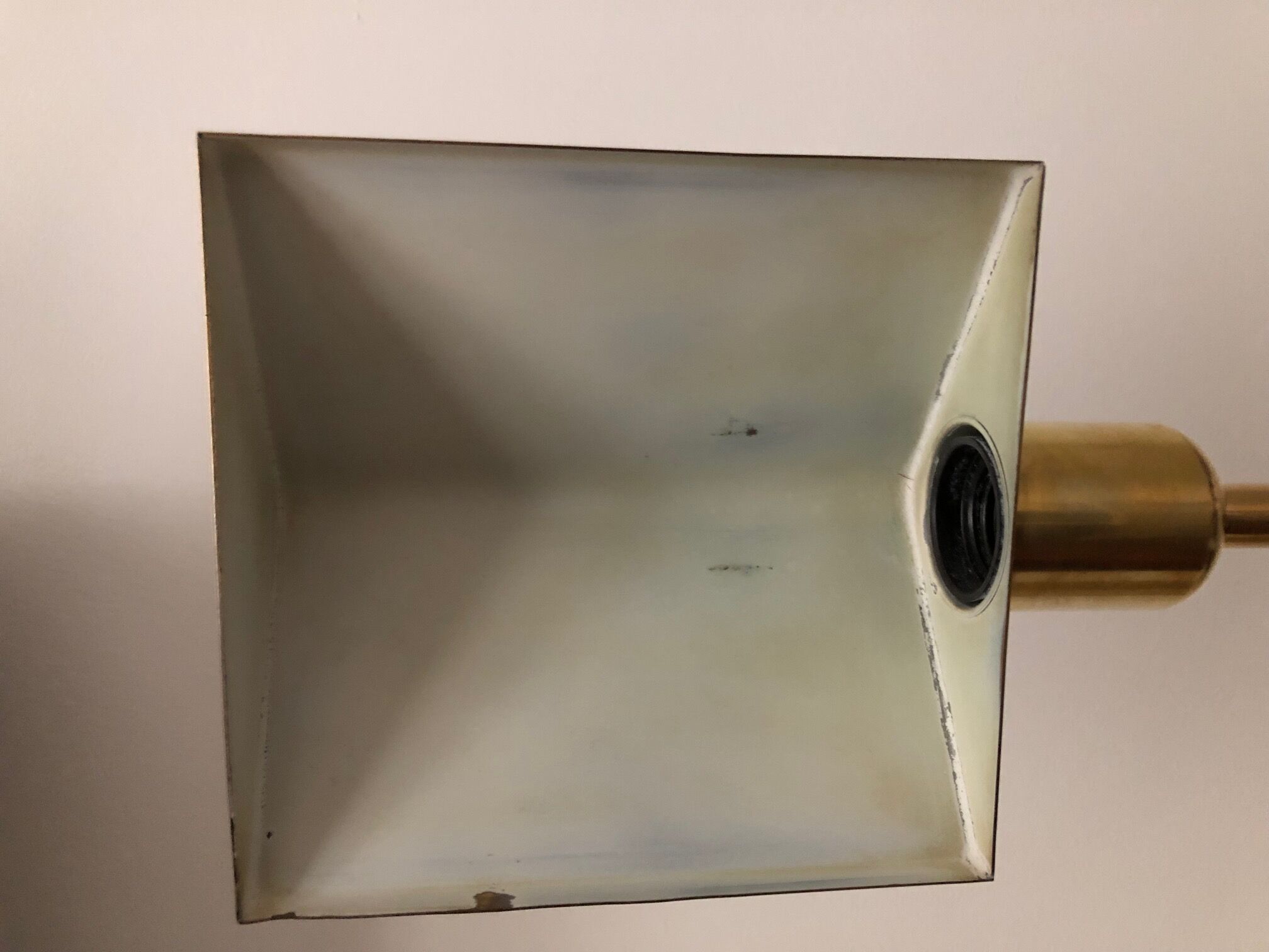 Italian brass lamp from the 70s