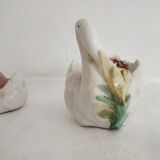 Mustard and salty swans, circa 1900