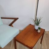 Teak coffee table 57x37 cm 1960 sweden