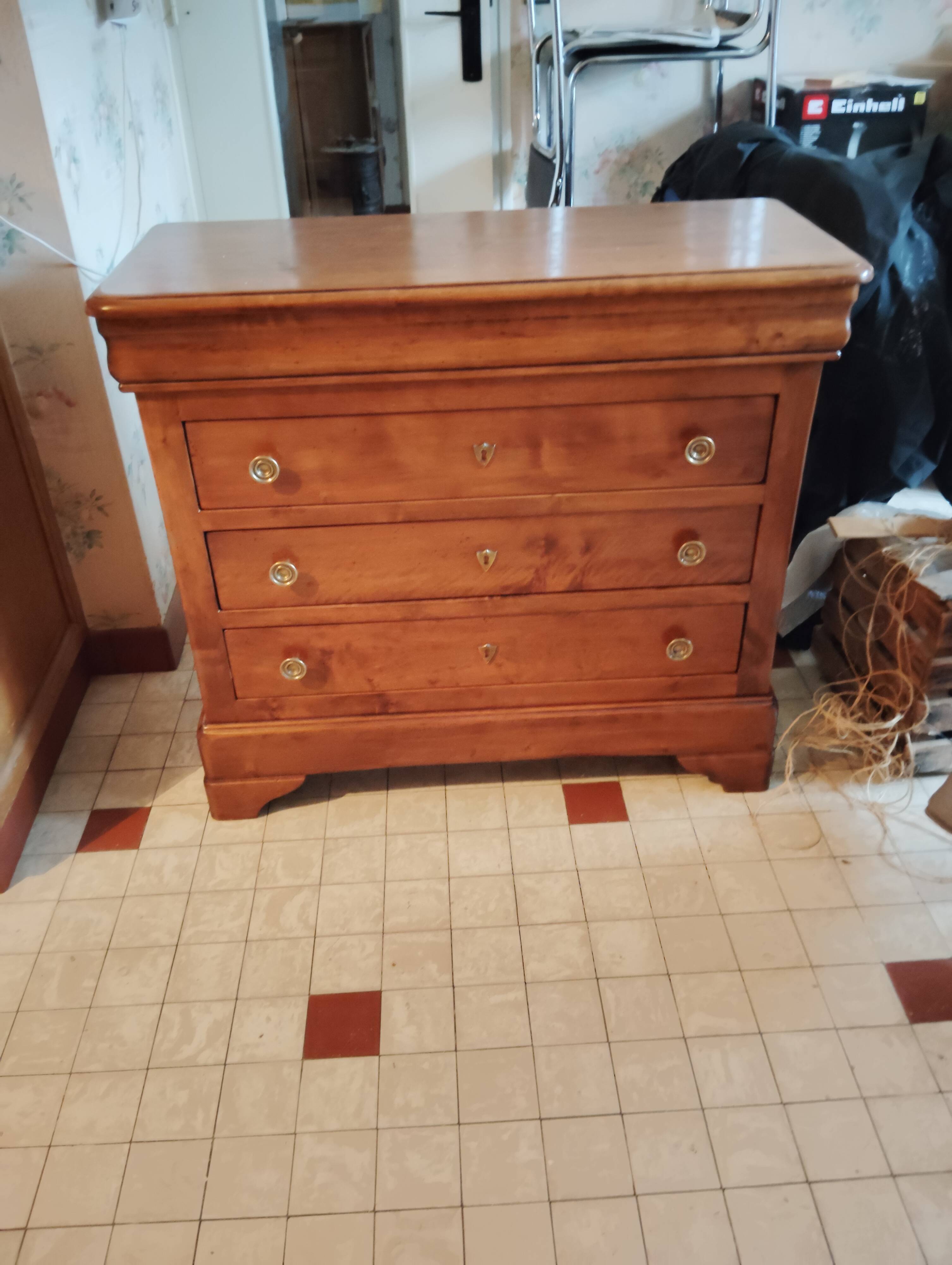 Small Louis Philippe-inspired chest of drawers
