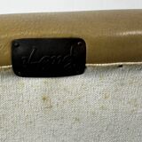 Modernist tropical brutalist leather chairs from Budji Layug, 1990s, set of 2