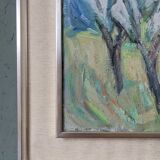 Mid-century oil painting