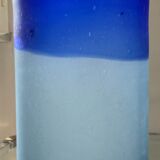 Vintage vase in two-tone glass paste