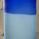 Vintage vase in two-tone glass paste