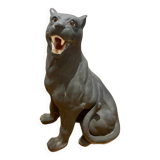 Panther ceramic italy design 1960 enamelled