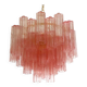 Lustre en verre de murano rose « tronchi »