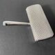Vintage silver table crumb catcher with stainless steel handle