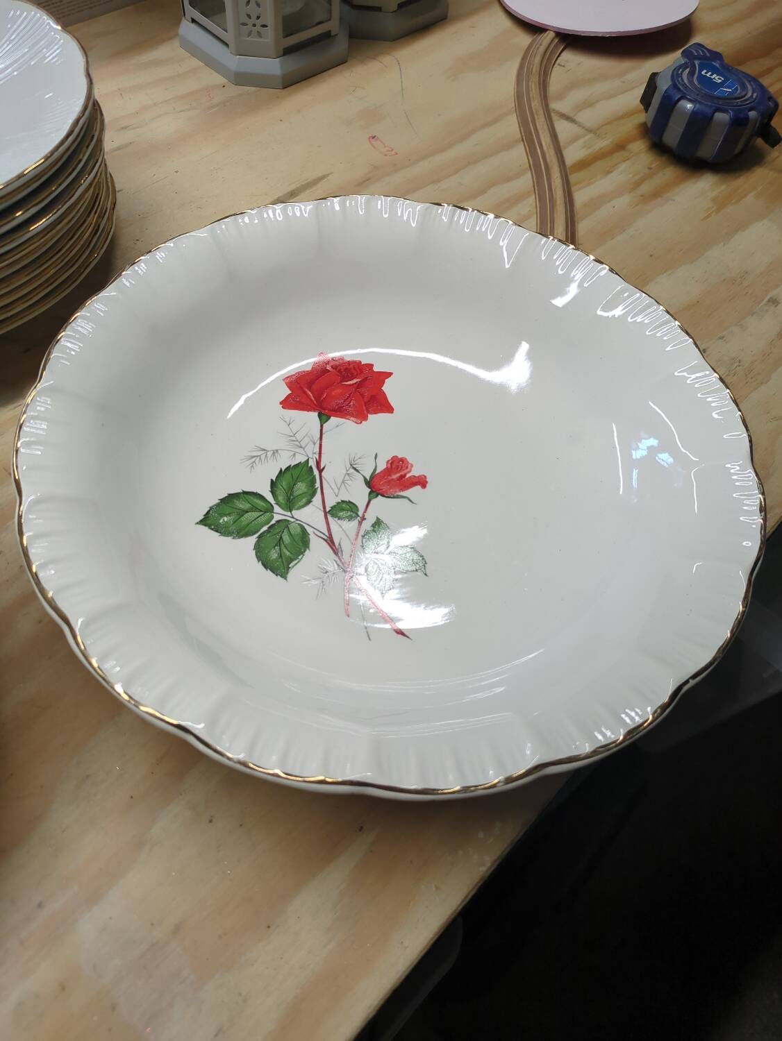 Service of 36 pieces Digoin Sevigne