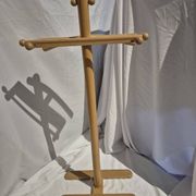 Porte-vêtements en bois vintage