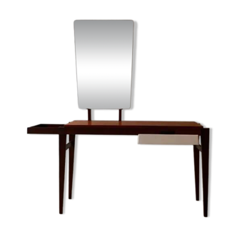 Vintage mahogany teak dressing table 1960s