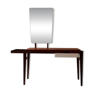 Vintage mahogany teak dressing table 1960s