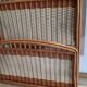 Porte lettre osier vintage