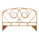Vintage rattan headboard 1980