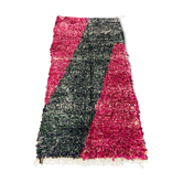 Tapis boucherouite marocain 106x200 cm