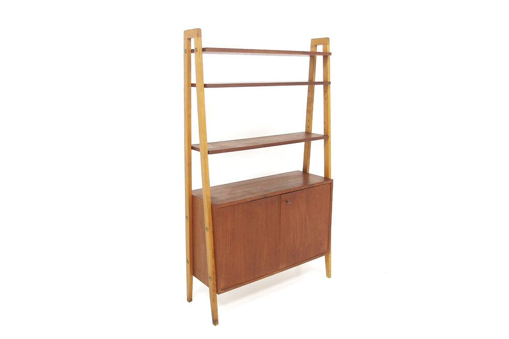 Bibliothèque scandinave "Tema" en teck, Möbel-Ikea, Suède, 1960
