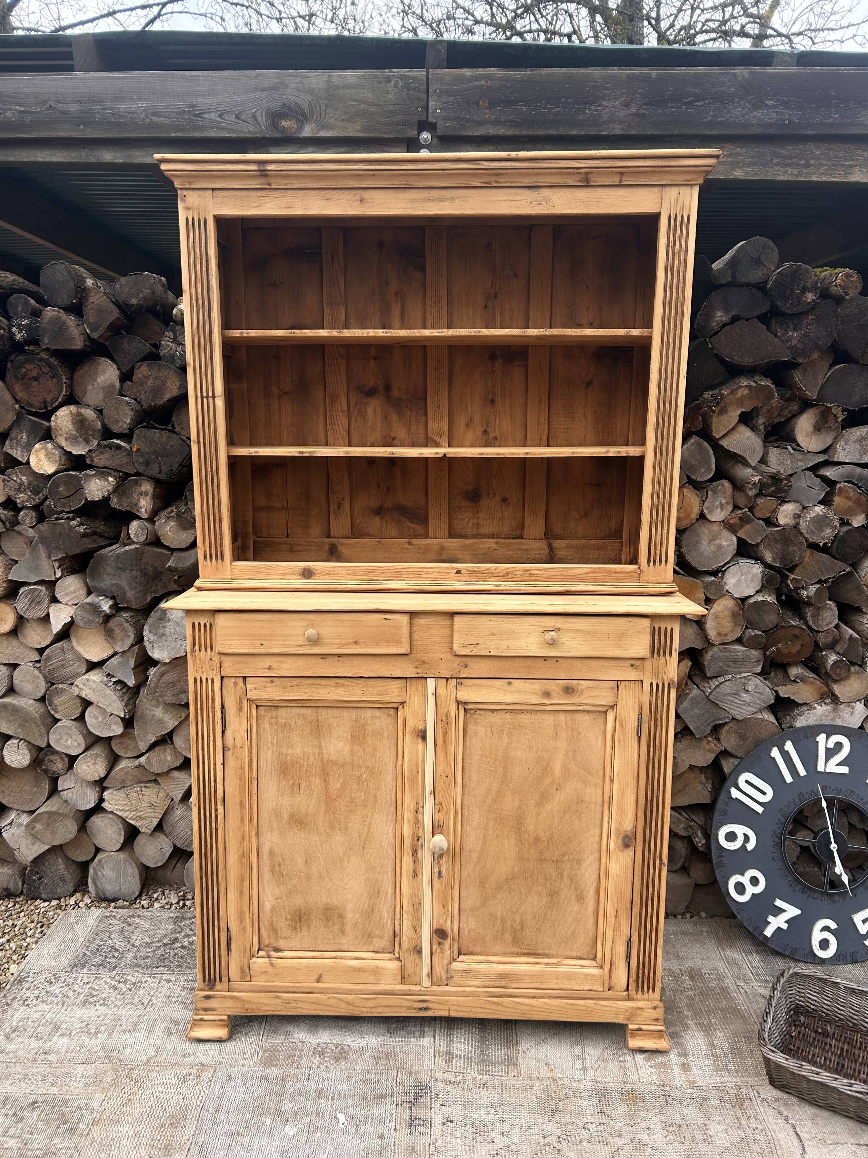 Renovated antique wooden dresser