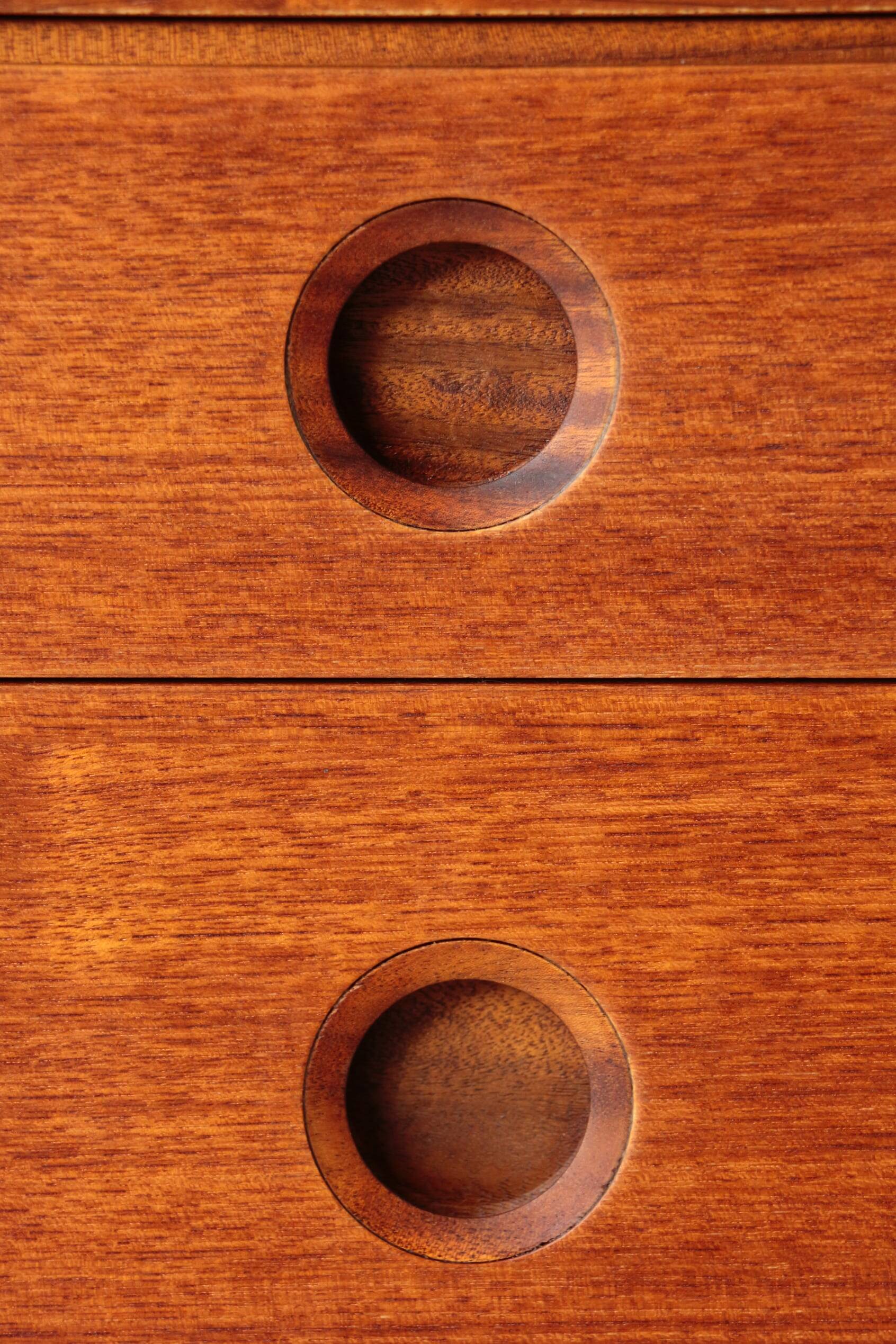 Wrighton Teak Dressing Table - Vintage 1960s - Hexagonal Base