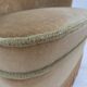 1970s, Danish armchair., original light green furniture velour.