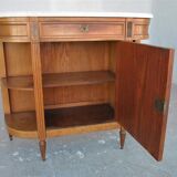 Console to Louis XVI style mahogany scrapers