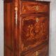 Secretary-Right Period Napoleon III - Rich Floral Marquetry - 19th - Palissandre