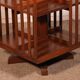 Rotating library in blonde mahogany