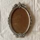 Pair of vintage silver metal frames