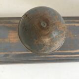 Patinated wooden coot rack