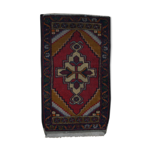 tapis Yastic turc semi-antique