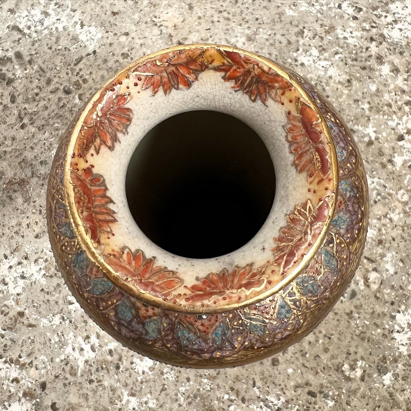 Satsuma Chinese porcelain vase XXth