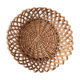 Old French toast or fruit basket in braided wicker