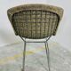 Set of 10 Wire chairs by Harry Bertoia for Knoll