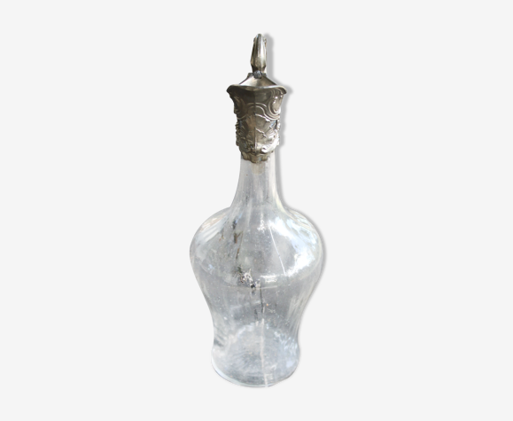 Aiguillette verre et métal argenté