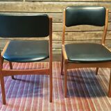 A pair of Scandinavian design armchairs