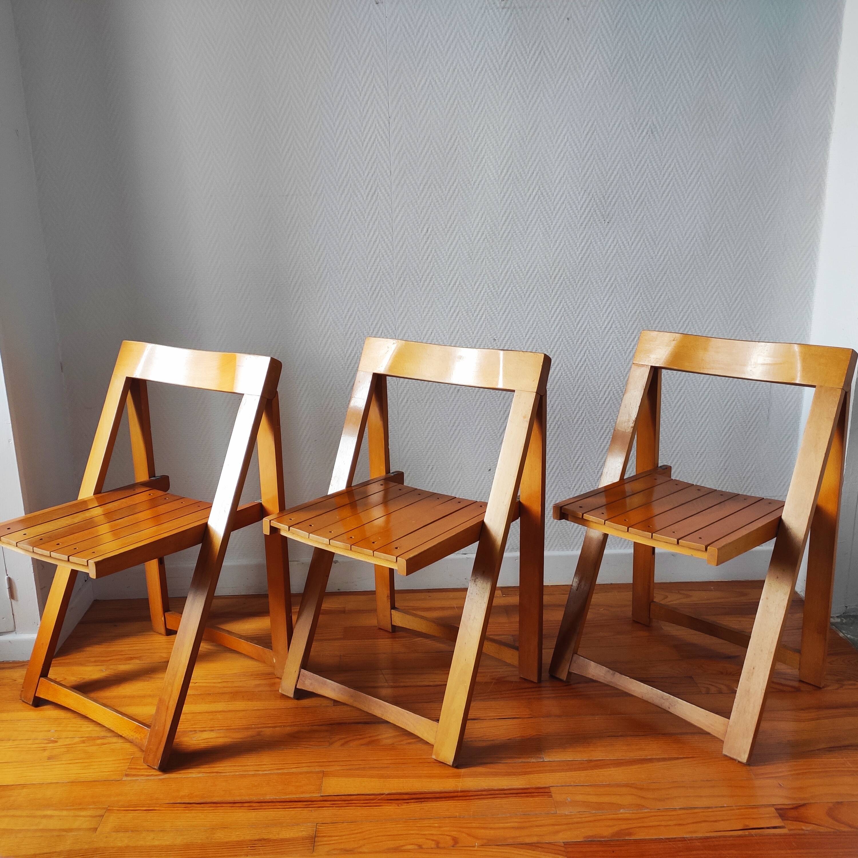 Vintage folding chairs