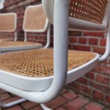 B32 Marcel Breuer white chairs