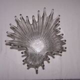 Vase corolle goutte, cristal, années 50