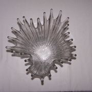 Vase corolle goutte, cristal, années 50