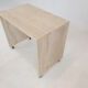 Set of 3 Italian Travertine Nesting Tables, 1980s