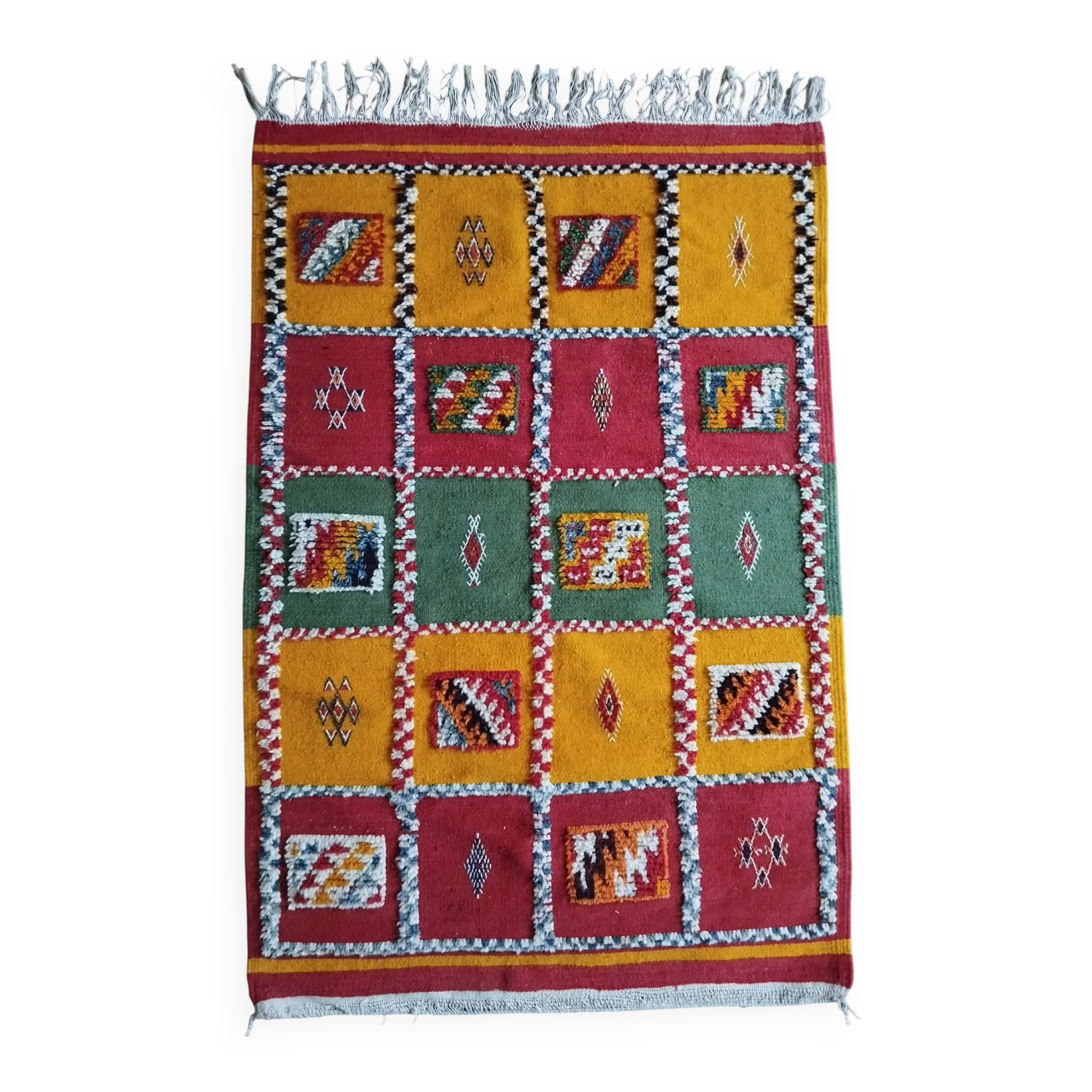 Handmade Berber Kilim Taznakht 150x100cm
