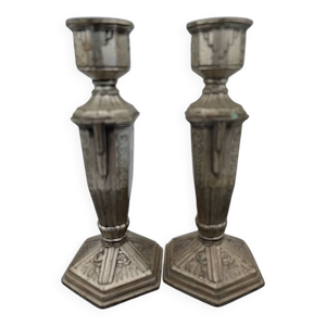 bougeoirs Art déco en