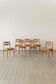 Henning Kjærnulf, solid oak, dining chair (set of seven)