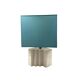 Hollywood regency set of 2 ceramic table Lamps, France 1970s