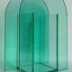 Vase en verre teinté Memphis school