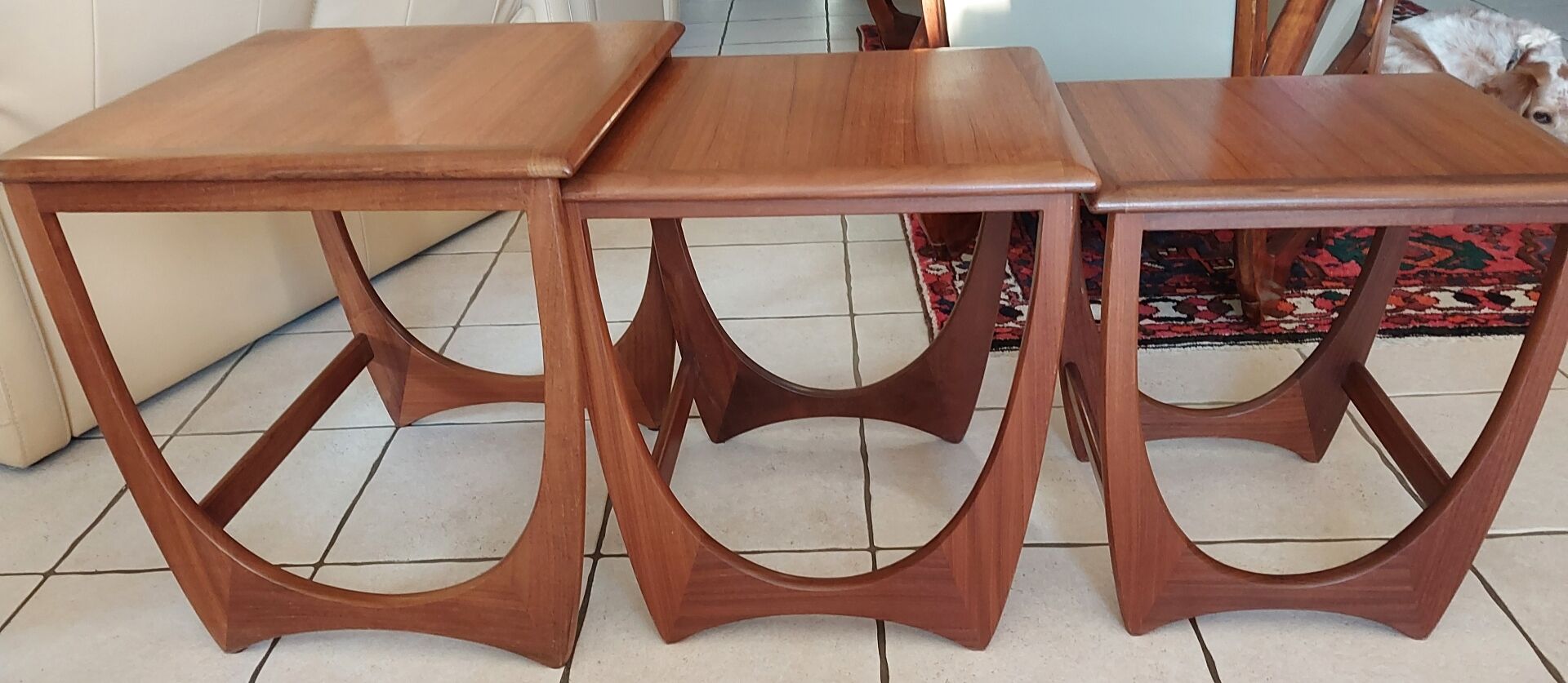 3 Tables gigogne G Plan vintage 1960 /70 Wilkins