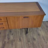 Scandinavian teak and metal sideboard