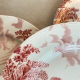 Set of 5 Luneville plates (English style)