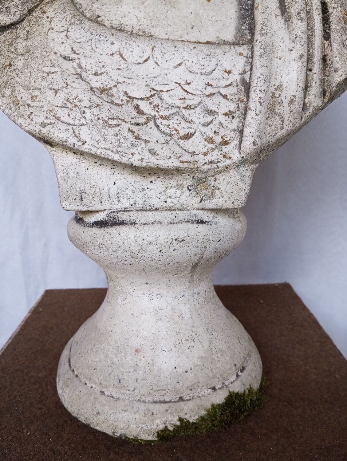 Bust of Minerva in reconstituted stone